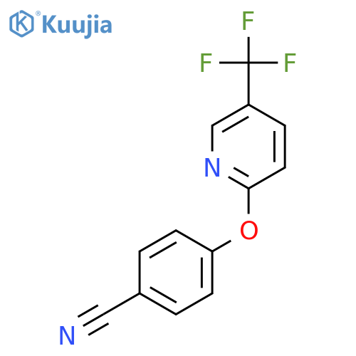 4-((5-(Trifluoromethyl)pyridin-2-yl)oxy)benzonitrile structure