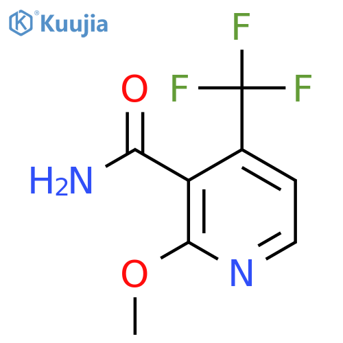 2-Methoxy-4-(trifluoromethyl)nicotinamide structure