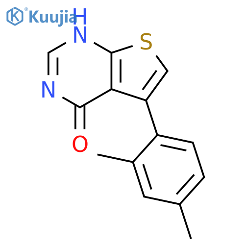 5-(2,4-Dimethylphenyl)-3H,4H-thieno2,3-dpyrimidin-4-one structure