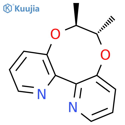 (6S,7S)-6,7-Dimethyl-6,7-dihydro-[1,4]dioxocino[6,5-b:7,8-b']dipyridine structure