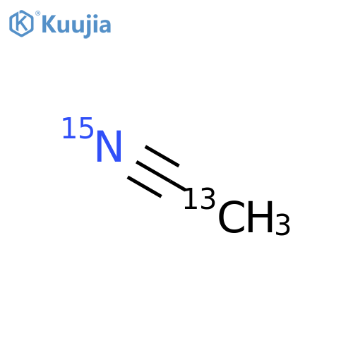 Acetonitrile-2-13C-15N(7CI,8CI,9CI) structure