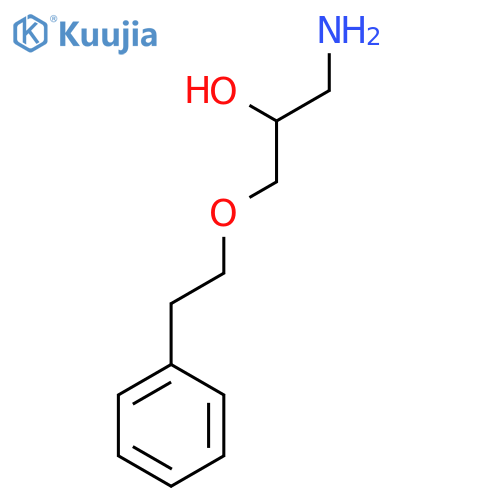 2-Propanol, 1-amino-3-(2-phenylethoxy)- structure