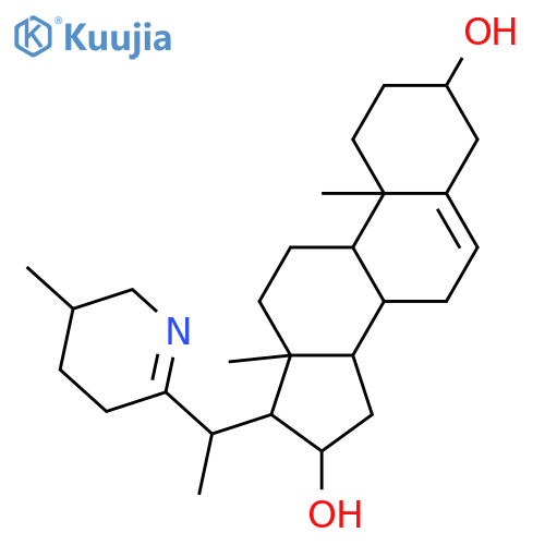 16,28-Secosolanida-5,22(28)-diene-3,16-diol; (3β,16α,20R,25R)-form structure