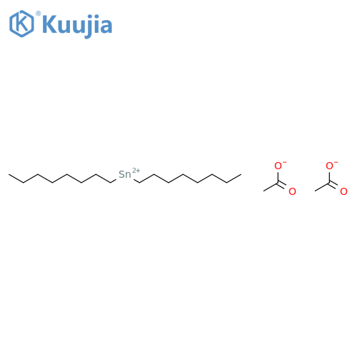 Acetic acid,1,1'-(dioctylstannylene) ester structure
