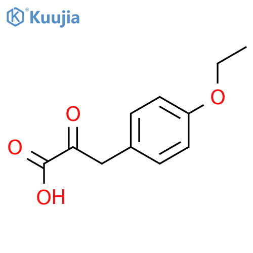 3-(4-ethoxyphenyl)-2-oxopropanoic acid structure