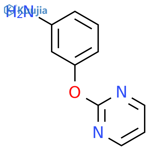 3-(pyrimidin-2-yloxy)aniline structure