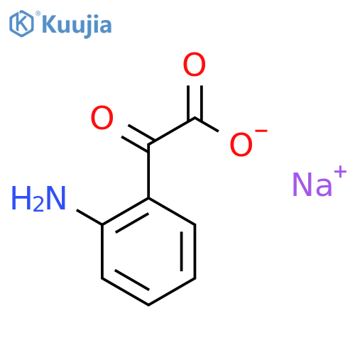 Sodium 2-(2-aminophenyl)-2-oxoacetate structure