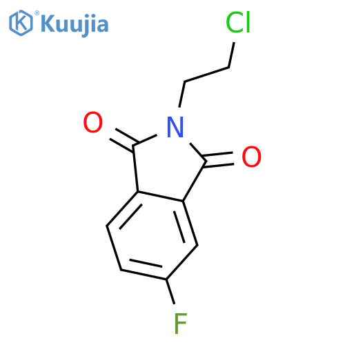 2-(2-Chloro-ethyl)-5-fluoro-isoindole-1,3-dione structure