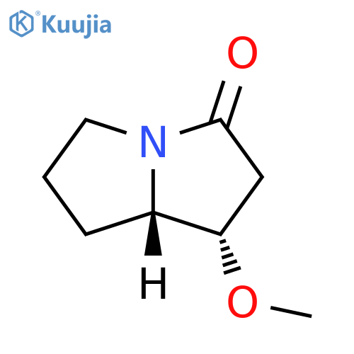 3H-Pyrrolizin-3-one,hexahydro-1-methoxy-,(1S-trans)-(9CI) structure