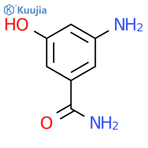 3-Amino-5-hydroxybenzamide structure