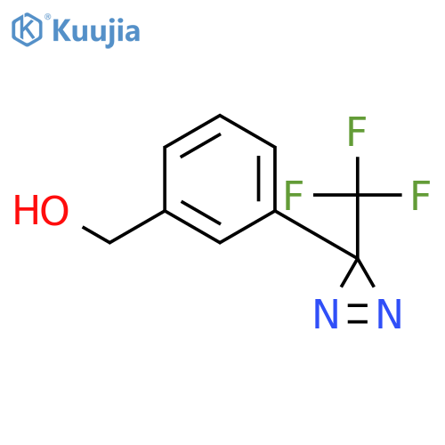 {3-3-(trifluoromethyl)-3H-diazirin-3-ylphenyl}methanol structure