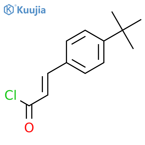 (2E)-3-(4-tert-Butylphenyl)acryloyl chloride structure