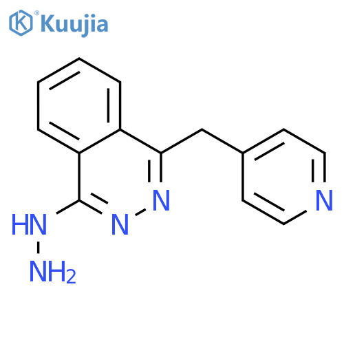 1-Hydrazinyl-4-(pyridin-4-ylmethyl)phthalazine structure