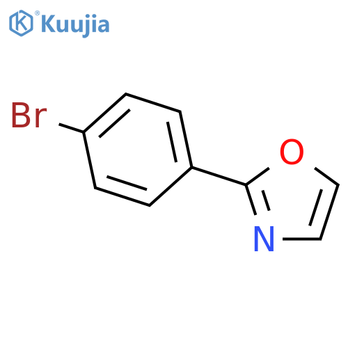 2-(4-bromophenyl)-1,3-oxazole structure