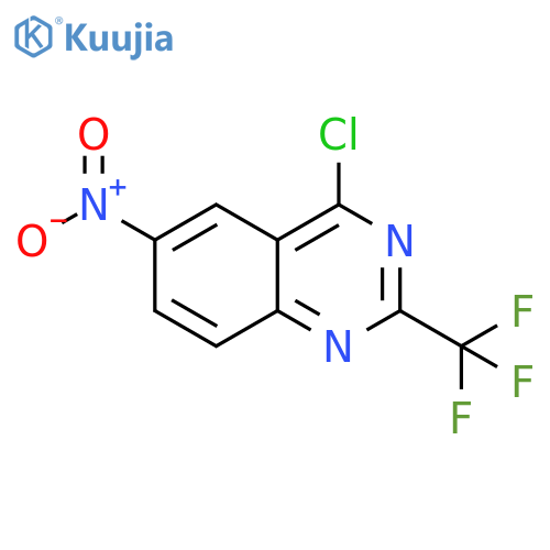 Quinazoline, 4-chloro-6-nitro-2-(trifluoromethyl)- structure