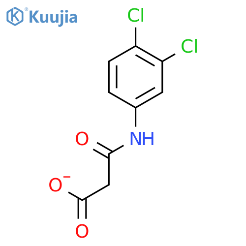 3-(3,4-Dichloroanilino)-3-oxopropanoic acid structure