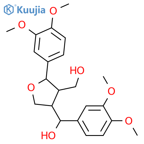 3,4-Furandimethanol, a4,2-bis(3,4-dimethoxyphenyl)tetrahydro-,(a4R,2S,3S,4R)- structure