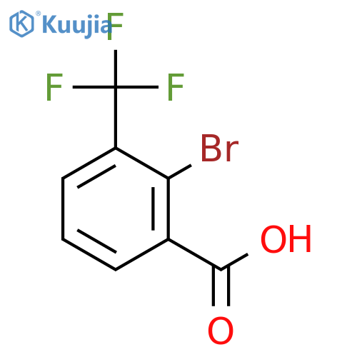 2-Bromo-3-(trifluoromethyl)benzoic acid structure