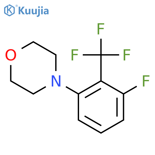 4-(3-Fluoro-2-(trifluoromethyl)phenyl)morpholine structure