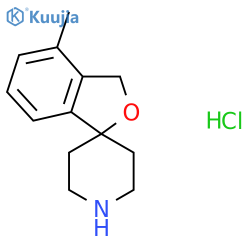 4-Methyl-3H-spiro[2-benzofuran-1,4'-piperidine] hydrochloride structure
