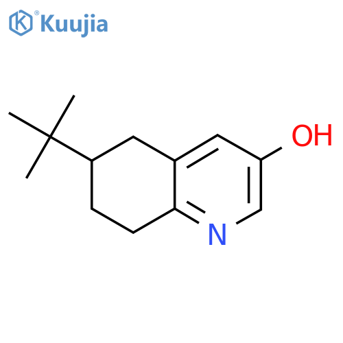 6-(tert-Butyl)-5,6,7,8-tetrahydroquinolin-3-ol structure