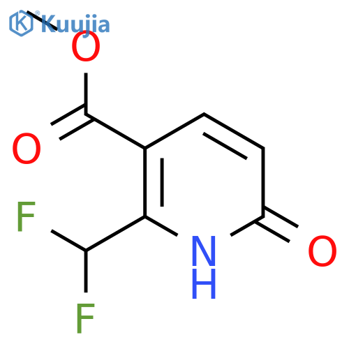 Methyl 2-(difluoromethyl)-6-oxo-1,6-dihydropyridine-3-carboxylate structure