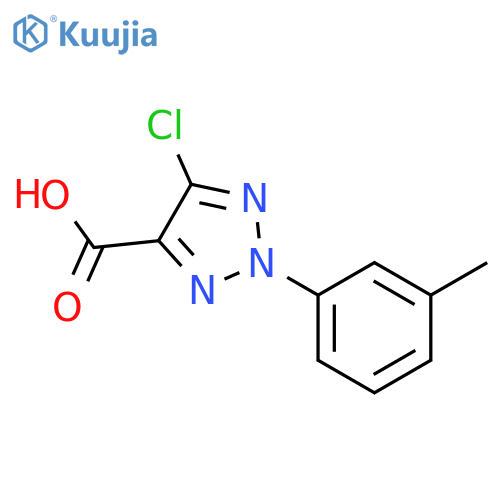 5-Chloro-2-m-tolyl-2H-[1,2,3]triazole-4-carboxylic acid structure