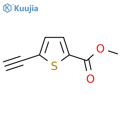 methyl 5-ethynylthiophene-2-carboxylate structure