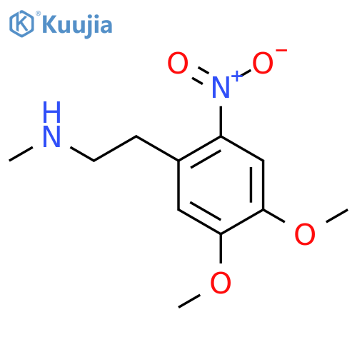 2-(4,5-dimethoxy-2-nitrophenyl)ethyl(methyl)amine structure