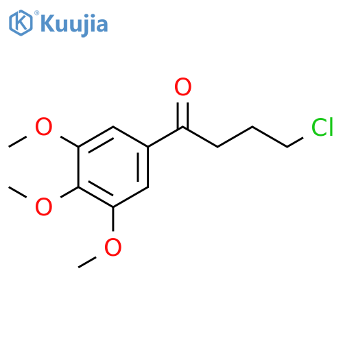 1-Butanone,4-chloro-1-(3,4,5-trimethoxyphenyl)- structure