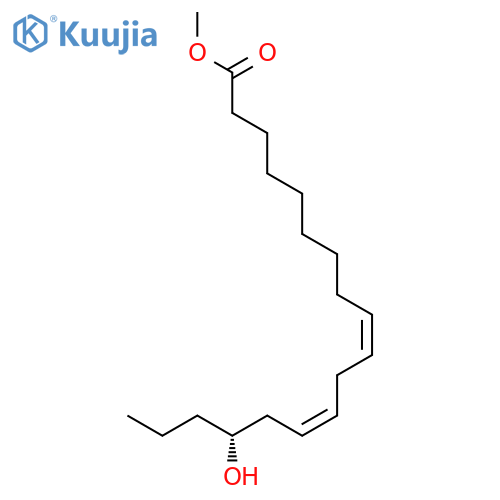 (9Z,12Z,15R)-15-Hydroxy-9,12-octadecadienoic acid methyl ester structure