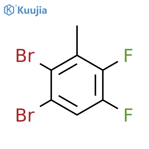 2,3-Dibromo-5,6-difluorotoluene structure