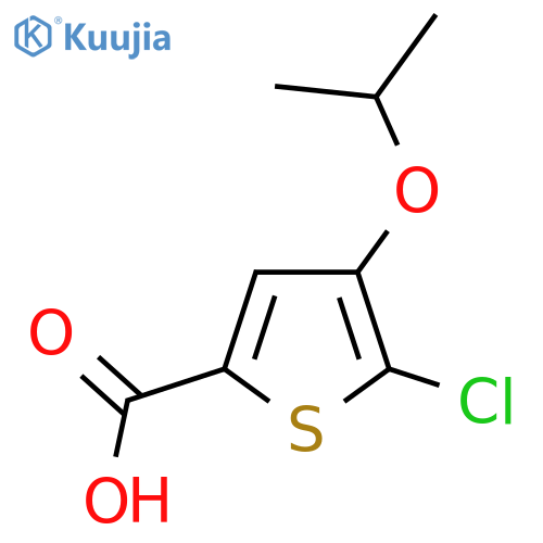 5-Chloro-4-isopropoxythiophene-2-carboxylic acid structure