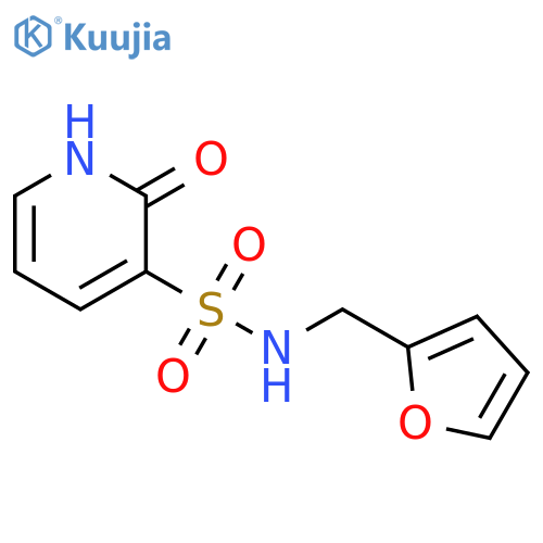 2-Oxo-1,2-dihydro-pyridine-3-sulfonic acid (furan-2-ylmethyl)-amide structure