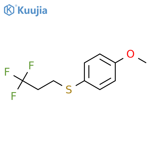 4-Methoxyphenyl 3,3,3-trifluoropropyl sulfide structure