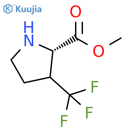 methyl 3-(trifluoromethyl)pyrrolidine-2-carboxylate structure