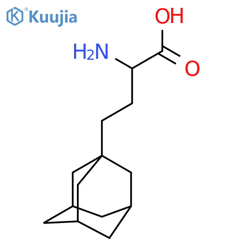 4-(adamantan-1-yl)-2-aminobutanoic acid structure