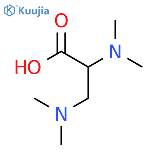 2,3-Bis(dimethylamino)propanoic acid structure