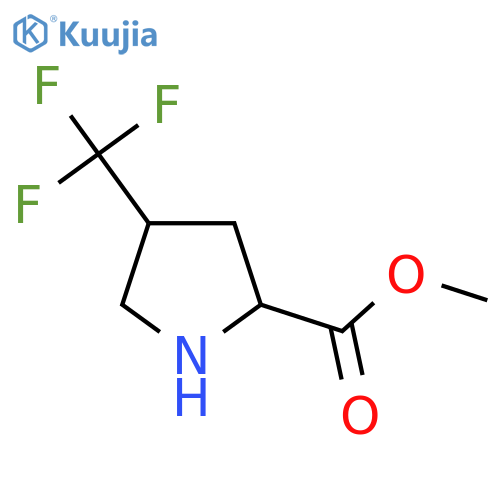 Methyl 4-(trifluoromethyl)pyrrolidine-2-carboxylate structure