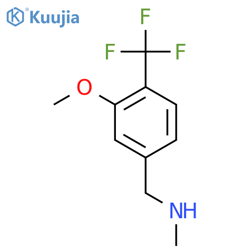 {3-methoxy-4-(trifluoromethyl)phenylmethyl}(methyl)amine structure