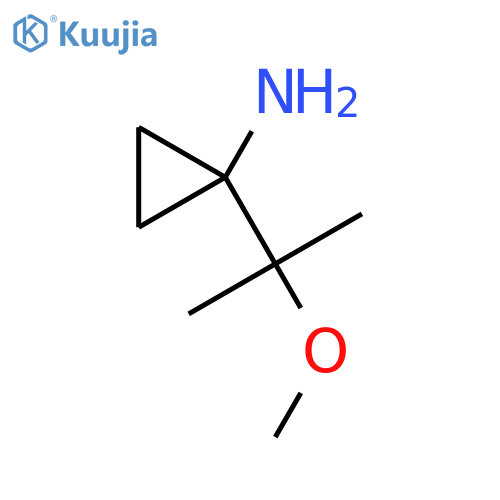1-(2-Methoxypropan-2-yl)cyclopropan-1-amine structure