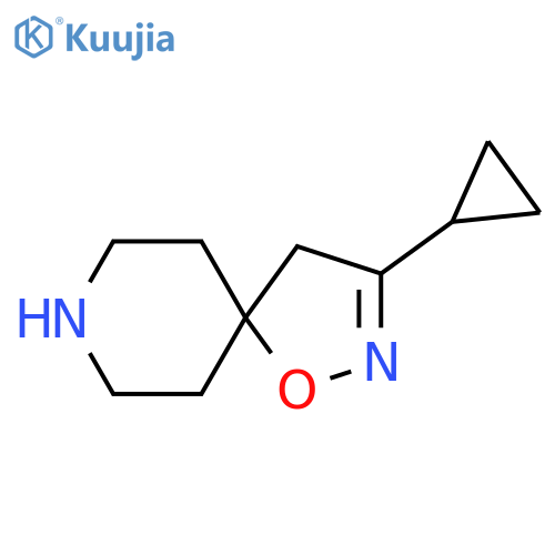 3-Cyclopropyl-1-oxa-2,8-diazaspiro[4.5]dec-2-ene structure