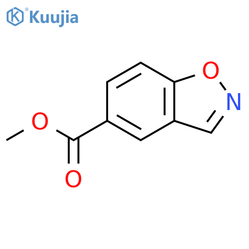 methyl 1,2-benzoxazole-5-carboxylate structure