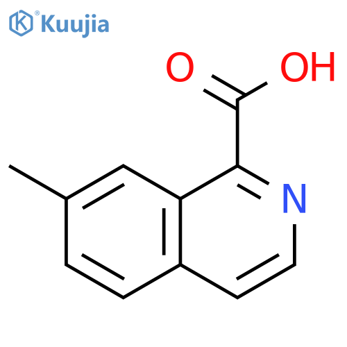 7-methylisoquinoline-1-carboxylic acid structure