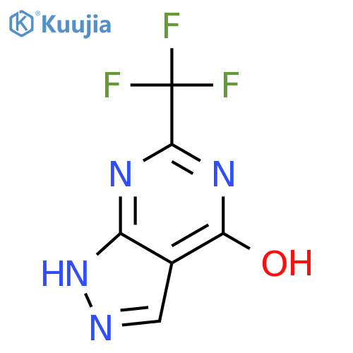 6-(Trifluoromethyl)-1H-pyrazolo[3,4-d]pyrimidin-4-ol structure