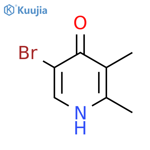 5-Bromo-2,3-dimethylpyridin-4-ol structure