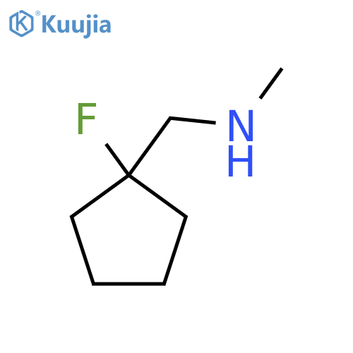 [(1-Fluorocyclopentyl)methyl](methyl)amine structure