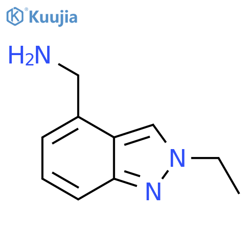 (2-ethyl-2H-indazol-4-yl)methanamine structure