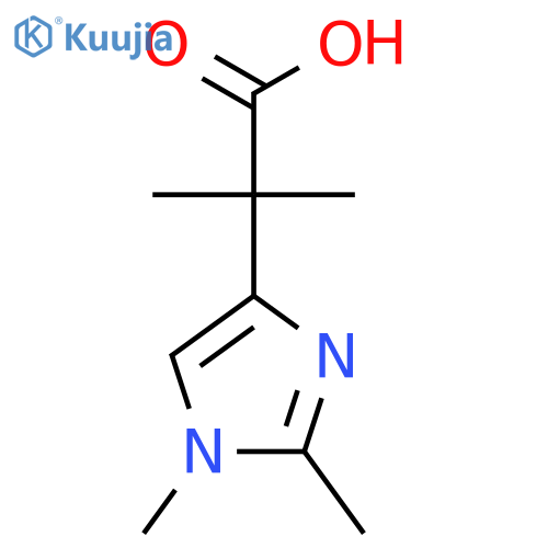 2-(1,2-dimethyl-1H-imidazol-4-yl)-2-methylpropanoic acid structure