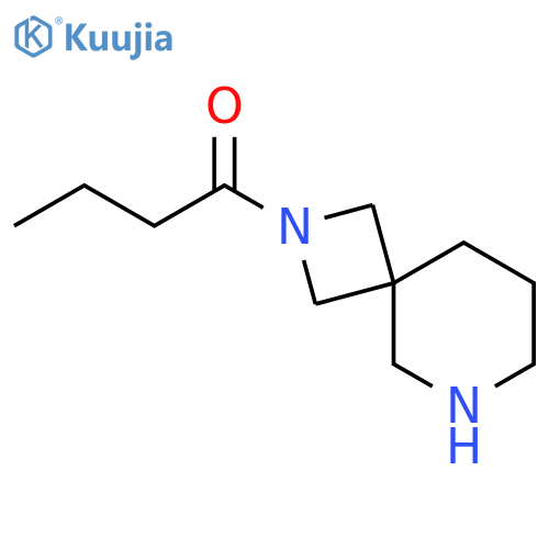 1-{2,6-diazaspiro[3.5]nonan-2-yl}butan-1-one structure
